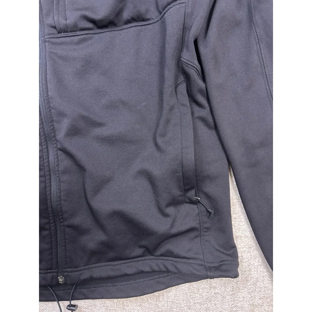 The North Face Mens Nimble Softshell Jacket Black Full Zip Large